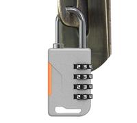 Qoukonao Combination Lock - 4-Digit Waterproof Security Lock - Zinc Alloy Waterproof Combination Locks | For Outdoors, Gymnasium, School, Suitcase,