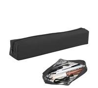 Qoukonao Curling Iron Bag | Hair Styling Tools Storage - Folding Curling Iron Bag for Straightener Brush Cosmetic Gym Workplace Travel Dresser Drawer Luggage