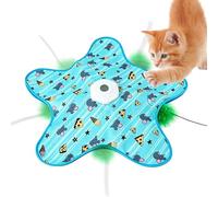 Qoukonao Electric Cat Toy Touch-Activated Automatic Squeaky Interactive