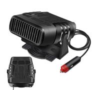 Qoukonao Enter for the car front windscreen - 12 V 30 W plug, portable car fan heater defroster - for cold mornings, roads, commuting, snow, frost, SUV, truck, taxi