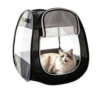 Qoukonao For Dogs, Interactive and Multifunctional Pet Enclosure | Cat Transport Box | for Puppies, Kittens, Rabbits - Indoors, in the Backyard, in the Park and at the