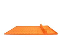 Qoukonao Grill silicone mat, side tray, spatula tool pad, large holder for spatula, for grilling and cooking on the griddle, as well as at home and on the kitchen worktop