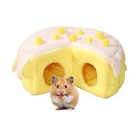 Qoukonao Hamster Bed Cave - Warm Cosy Chinchilla Hammock Cage Accessories, Hedgehog Pet Cave as Habitat and House | For Rabbits Ferrets Chinchillas Animals and Pets