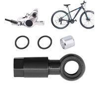Qoukonao Hydraulic Brake Hose Connector Bike,Olive Insert for Replacement Parts | Waterproof Bike Hydraulic Connector for Commuting, Camping, Racing, Workshop, Mountain, Outdoors, Travel