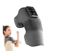 Qoukonao Knee Massage Heating Pad | Electric Knee Wrap Brace Massage Pad,Three Vibration Strengths Heating Warmers Wrap for Arms, Shoulders, Elbows, Calves, Tights