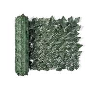 Qoukonao Leaf Fence,Artificial Grape Leaf Screen Rolls Privacy Hedge Panels - UV Protected Greenery Decorative Fences for Outdoor Garden Backyard
