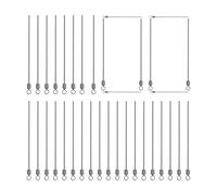 Qoukonao Lure Making Wire Loops | Spinner Bait Wire Bent Loop - Fly Fish Gear for Seawater Freshwater Ice Bass Dock Boat Lake Camping River Beach Shore