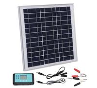 Qoukonao RV Solar Kit,Solar Trickle Charger Maintainer | Controller and Charging Kit for RV Tractor Boat Marine Trailer Motorcycle Truck Snowmobile Outdoor