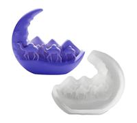 Qoukonao Silicone Moulds for Candles - Concrete Cement Plaster Epoxy Casting Moulds Decorative Craft Supplies Mould for Scented Candles Making - For Table Decoration Room Decoration For Home Wedding