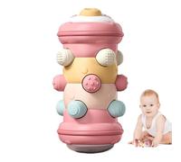 Qoukonao Toddler Crawling Toys - Moving Toy for Sensory Play Center Roller Activity - Color Learning Early Development Educational Learning Toys for 3+ Months Toddler