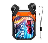 Qoukonao Translator Earbuds - Real Time Translating Earbuds Ai Translator,Touchscreen Headphones Translating Earphones for Business Work Outdoor Gym Sports Learning Adults