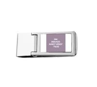 Qoutes Famous People Healing Barricades Aganist Himself Slim Money Clip Stainless Holder Pocket Wallet