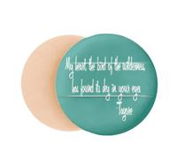 Qoutes Famous People Healing Lovers Found World In Eyes Air Cushion Makeup Foundation Sponge Powder Puff