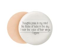 Qoutes Healing Sentences Thoughts Lucks Voice Air Cushion Makeup Foundation Sponge Powder Puff