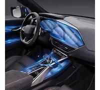 QOVBTPSF Car Interior Center console Transparent TPU Protective,Fit For Geely Tugella PHEV FY11 2019-2021 Accessories