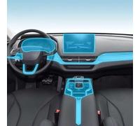 QOVBTPSF Car Interior Center console Transparent TPU Protective,Fit For HongQi E-QM5 2023-2025 Accessories