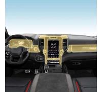 QOVBTPSF Car Interior Center console Transparent TPU Protective,Fit For RAM TRX t-rex 2022-2025 Accessories