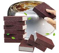 Qovydx Carborundum Sponges Nano Magic Emery Cleaning Sponge Rust Sponge for Pots and Pans Rust Remover Carborundum Nano Sponge (10 Pack)