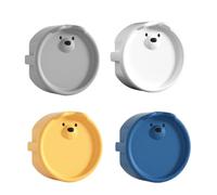 QOWIJEX Pack of 4 Sockets Child Safety Sockets, Silicone Tin Decorative Cover, Dust Cover, Socket Decorative Covers, Protective Devices