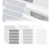 QOWIJEX Pack of 60 Window Weep Holes Cover Screen Repair Patches Fly Screen Net (20 White + 20 Grey + 20 Black)