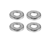 QOWIRUT Compatible with for E Class C Class GLS GLA CLA GLE Lift Bolt Sparkle Pull Rod Bling Car Door Lock Pin Ring Cover Crystal Decroation Car Door Pin Lock Knobs