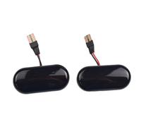 QOWIRUT Compatible With Nissan For Cube For Z11 2001-2010 For Camiones For D40 2004-2019 Dynamic Side Marker Turn Signal Sequential Light Dynamic Side Indicator(Black)