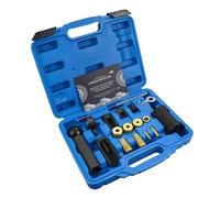 QOWIRUT Engine timing tool kit 18PCS Fuel Injector Removal Puller Kit Compatible With Seat For 1.4-4.2L V8 FSI Engine 2000 2001 2002 2003 2004 2005 2006 2007