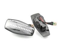 QOWIRUT Flowing Side Marker Repeater Accessories Dynamic Side Marker Light Indicator Blinker Turn Signal Repeater Lamp Compatible With Hyundai For Tucson JM 2005-2010(White)