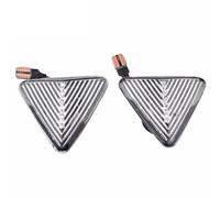 QOWIRUT Flowing Side Marker Repeater Dynamic Turn Signal Light Side Marker Lamp Sequential Indicator Blinker Compatible With Mitsubishi For Colt CZC 2006-2012(White)