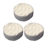 QOXEZY 1/2/3/5 Pcs Fireplace Ceramic Sponge,ioethanol Fire Fireplace Firebox Safety,Extend Fire Life Ethanol Tabletop Smokeless Fires In Coals for You Packaging, White-3pcs