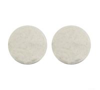 QOXEZY 1/2/3/5Pcs Ceramic Sponge, Calcium-magnesium-silicate Fibres Firplace Firebox Safety Bio Fibres Insulation Sheet for Gel Burner Fireplace Ovens,D=8.6x1.2cm