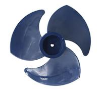QOXEZY 180mm PVC Replacement Fan for Turbo Floor Fans, 3-Leaf D-Hole Design | Three-leaf D-shaped aperture design for ensures a secure, low-vibration fit for efficient airflow in large rooms.