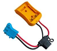 QOXEZY 18V 20V Harness Adapter for Children's Electric Ride On Cars, 30A Fuse Protection, Fits DCB200, BL1830, 48-11-1862, P108 Series(DW-18V)