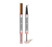 QOXEZY 2 In 1 Eyebrow Pencil With Waterproof Gel And Microblading Tip, For Precise Line Work And Fullness Control, For Smooth Transition, For Every Brow Shape, For Easy Application(01#light brown)