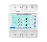 QOXEZY 3 Phase WiFi Energy Meter for Photovoltaic Monitoring, Voltage Anomaly Detection, and Reliable Energy Usage Data, Home and Industrial Use