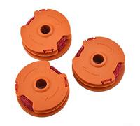 QOXEZY 3 X Spool & Line Replacement Fits For McGregor MET6032 MET4530 MET3525 For Worx WG1, Trimmer Spool & Line