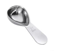 QOXEZY 304 Stainless Steel Coffee Scoop, Precise Measuring Tool for Coffee & Sugar, Short Handle for Easy Scooping from Containers, for Kitchen Spices Baking Flour(30ml)