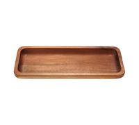 QOXEZY Acacia Wood Tea Tray Snack Serving Plate Platter Board