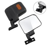 QOXEZY Adjustable Rearview Mirror for Electric Tricycles - 180° Left/Right + 30° Front/Rear Tilt, HD Reflective for surface, Compatible with Jin Peng Models