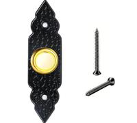 QOXEZY Alloy Doorbell Push Button Wired LED Light for Ideal for Home and Daily Use with Zinc and Alloy its functionality for Years to Come Providing Convenience Safety