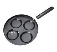 QOXEZY Aluminum Iron Skillet 42cm Multi-Hole Omelette Maker