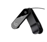 QOXEZY Automatic Finger Clicking Device with Digital Display for Ticket Snagging - Silent Physical Clicker Fast Touch 8x5x3cm(Black)