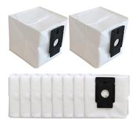 QOXEZY Bags for TCL SWEEVA 6500 Robotic Vacuum for IDEAL for Home with Dust and Bags size 4 pack crafted from Fabric ROBUST CONSTRUCTION Made from materials (10 PACK)