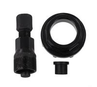 QOXEZY Bike Crank Removal Tool Set Square Taper Puller 3-Piece Kit Bottom Bracket Socket 42mm Carbon Steel for MTB Road Cycling Maintenance
