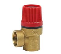 QOXEZY Brass Safety Valve 1/2 Inch 3-6 Bar Diaphragm Pressure Relief