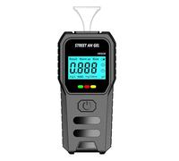 QOXEZY Breath Tester LED Display Voice Broadcast Semiconductor Sensor | Dual-language voice guidance walks you through every step, from warm-up to your final reading, clear English or Chinese.