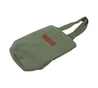 QOXEZY Canvas Water Bottle Bag Travel Mug Holder Cover | This lightweight canvas water bottle bag protects your travel mug from scratches while offering effortless daily carry.