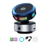 QOXEZY Car Phone Holder with 360 Degree Rotation and Enhanced Stability for Safe Driving (Silver)