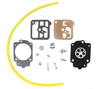 QOXEZY Carburetor Repair Gasket kit, Carburettor Membrane Rebuild Set with Hose for Sachs Dolmar 112 113 114 116 117 119 120 Lawnmower Trimmers Engine Parts
