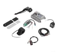 QOXEZY Complete Control Kit for Xiaomi for M365 Pro Electric Scooter, Includes Dashboard Throttle and LED Light Connectors, Wear-Resistant ABS Replacement Parts, Black(M 365 Kit)